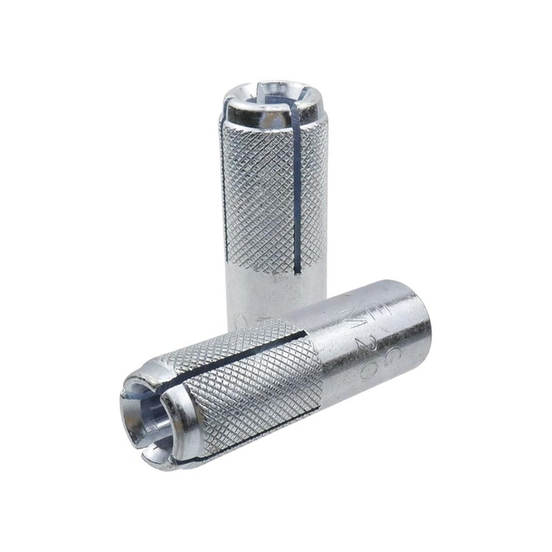 Sscon 2 Pcs 3/4 Inch Premium Zinc Plated Carbon Steel Concrete Knurled Drop in Anchors Secure Mounting for Home and Applications - Image 5